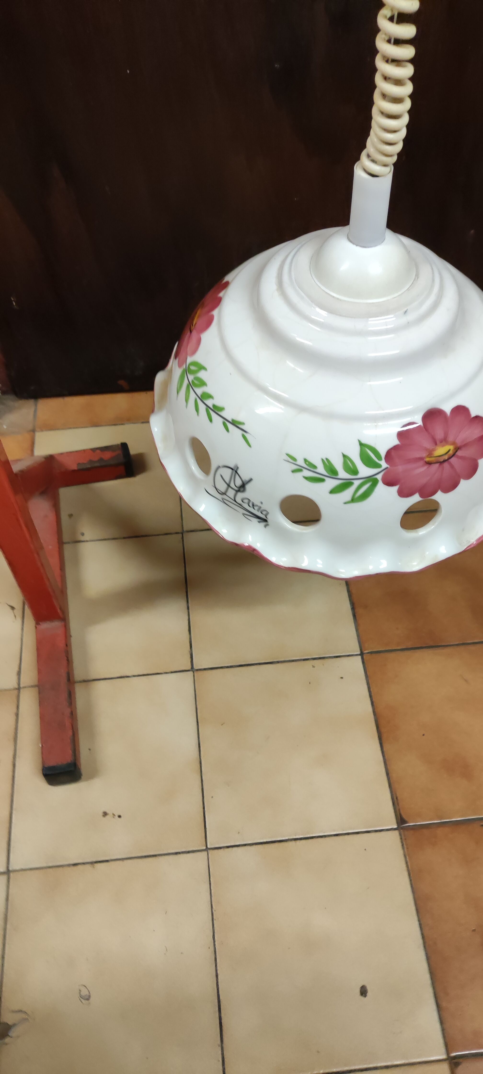 Ceramic chandelier