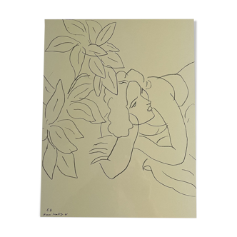 Affiche Matisse Thèmes et variations