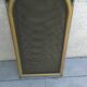 Neoclassical style fire screen with 4 panels and mesh.