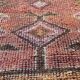 Tapis kurde vintage, 110 x 95 cm