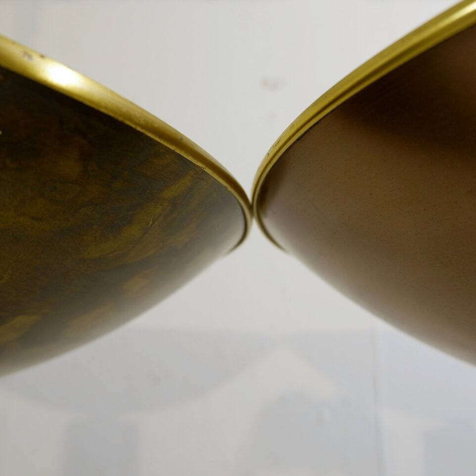 Pair of Large Torchiere Floor Lamps From Belgo Chrom - 1980s