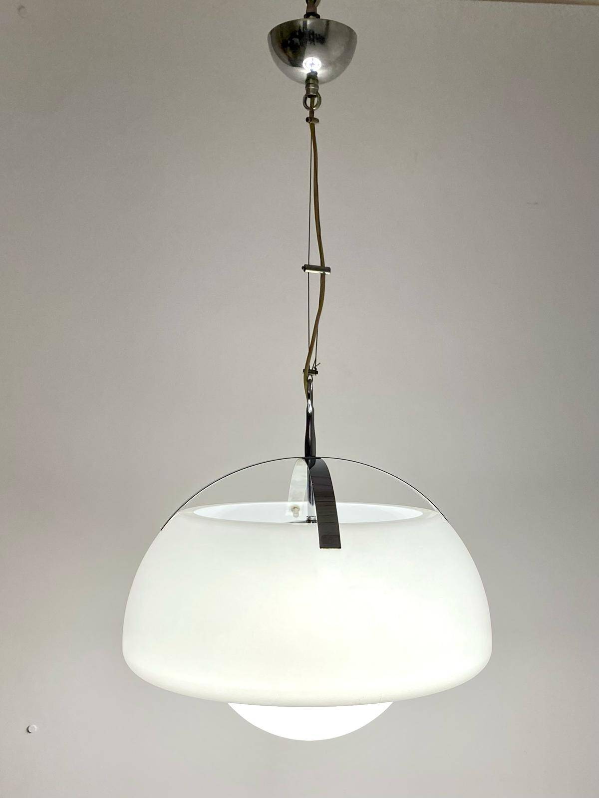 1960s "Omega" pendant, Vico Magistretti for Artemide