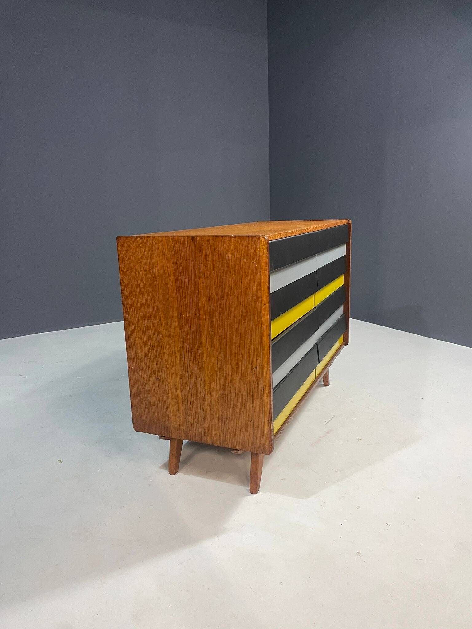 Jiří Jiroutek chest for Interiér Praha, model U-452, Czechoslovakia 1960s
