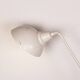 Tilting desk lamp in white metal 1960.