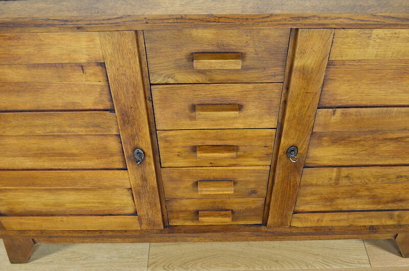 Sideboard oak René Gabriel 1950