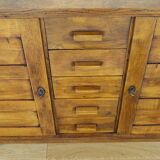 Sideboard oak René Gabriel 1950