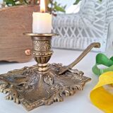Vintage 19th bedroom candle holder