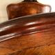 Old wooden bed nineteenth century rocaille style sign camus clermont ferrand