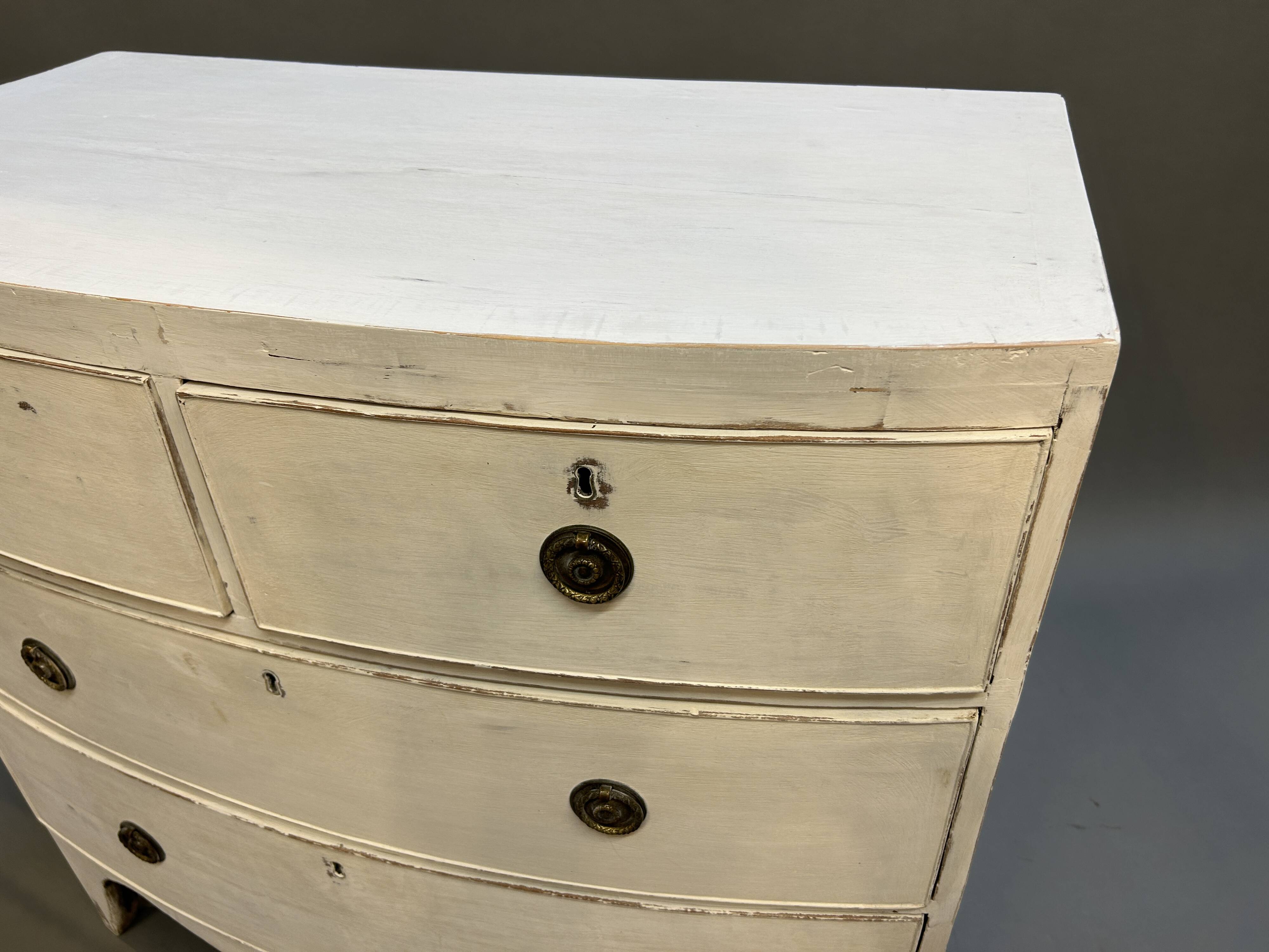 Antique Painted Chest Of Drawers