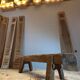Wooden bench - Old beam