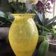 Vase en verre soufflé vintage