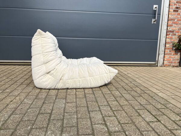 Authentieke Ligne Roset 1zit Togo 1988 beige in topstaat!!
