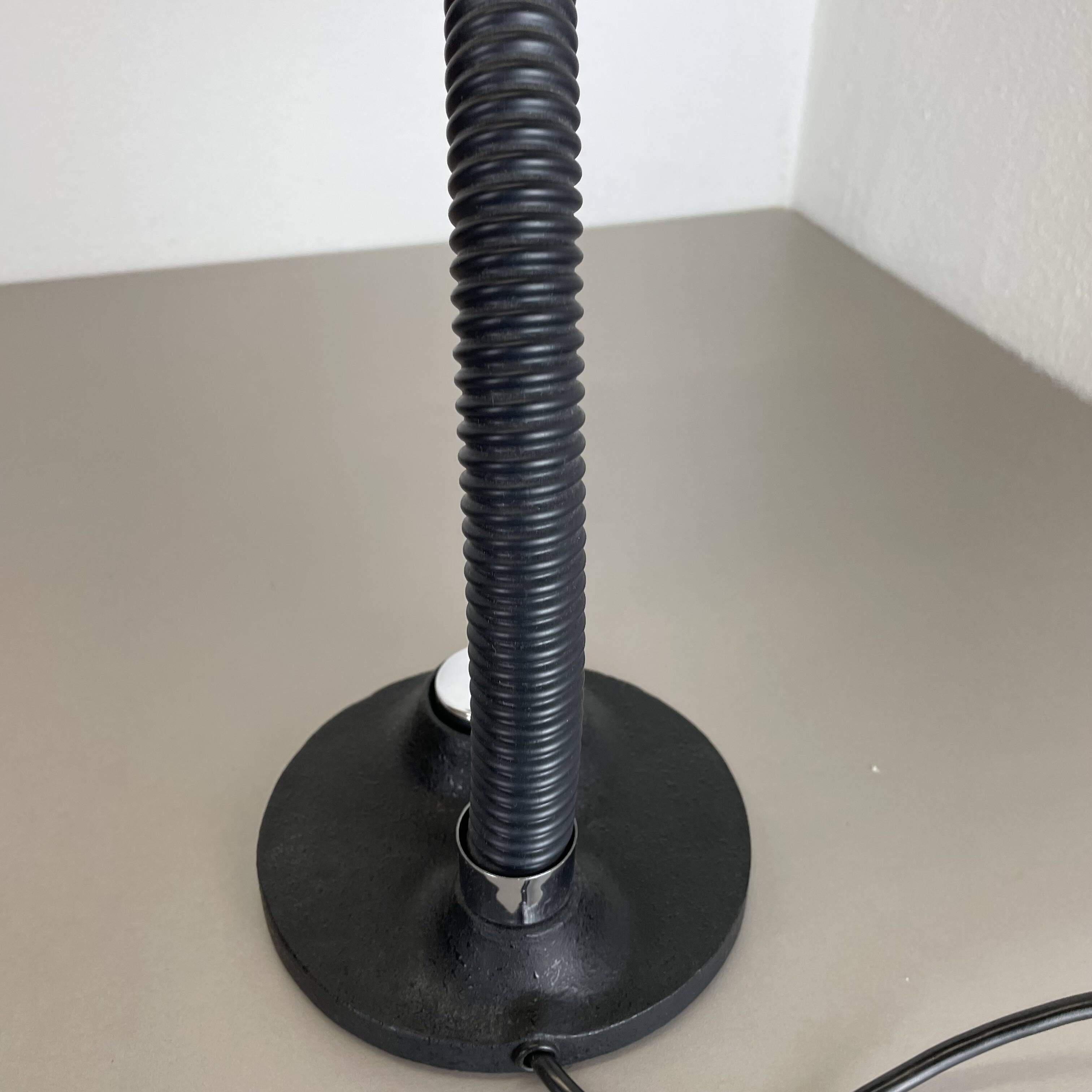 Modernist space age metal table light by hillebrand leuchten, germany, 1970s