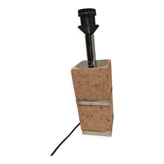 70' cork and chrome lamp base