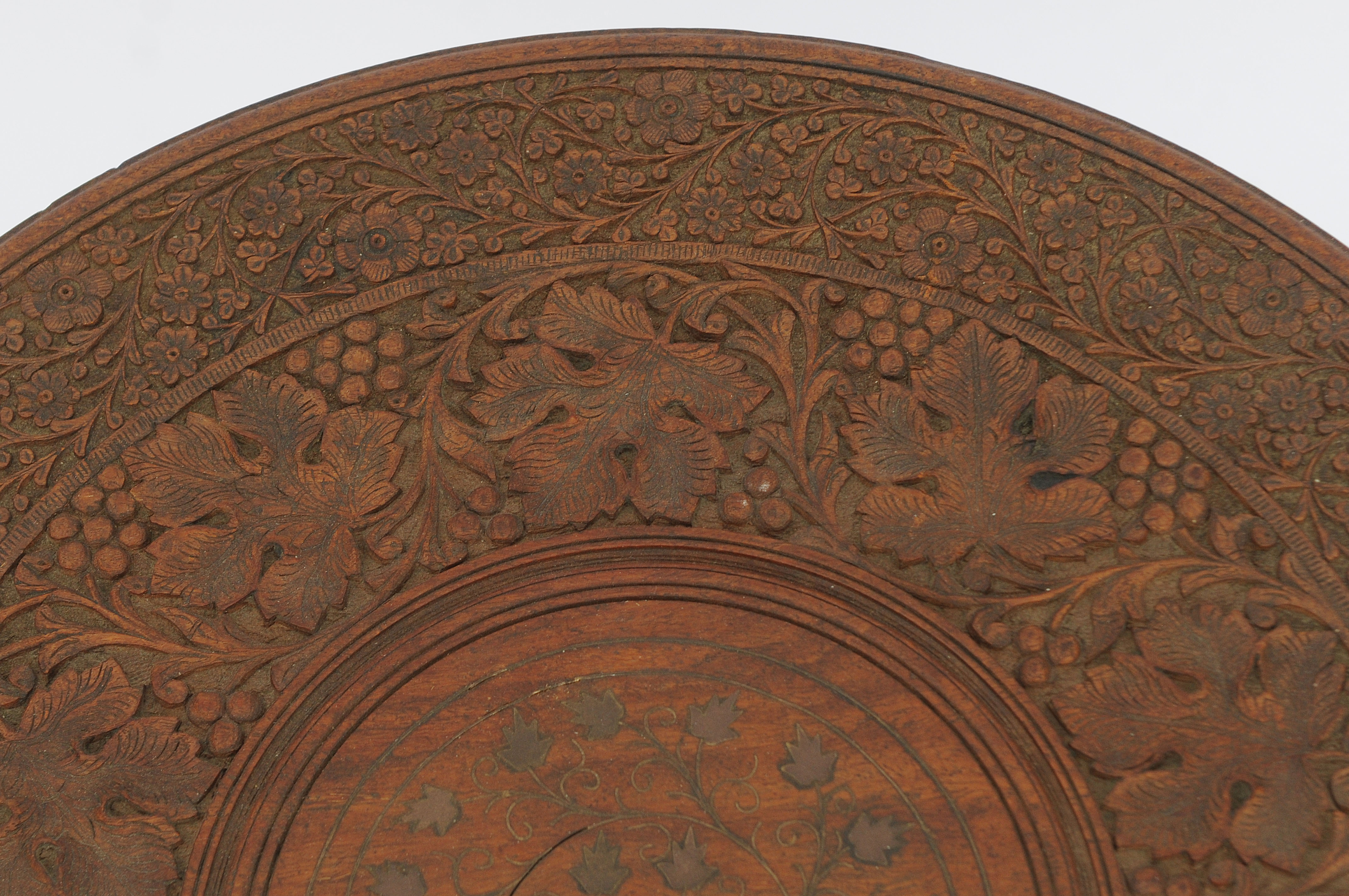 Carved wooden healing
