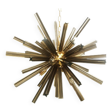 Murano glass Quadriedro chandelier