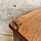 Antique roller shutter cabinet Paris oak wall cupboard