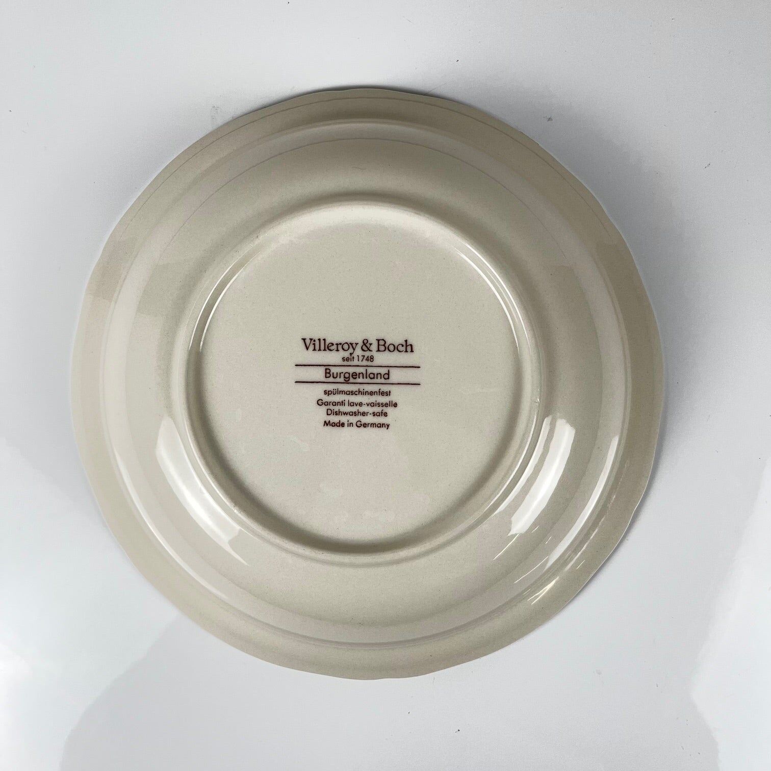 "Bowl 'Burgenland', Villeroy & Boch, red"