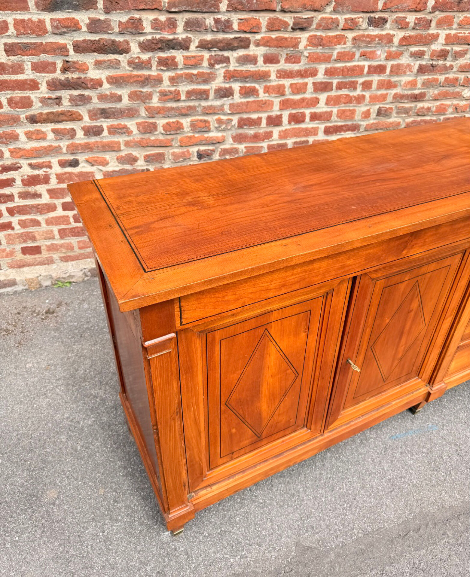 Directoire enfilade in beech 19th century