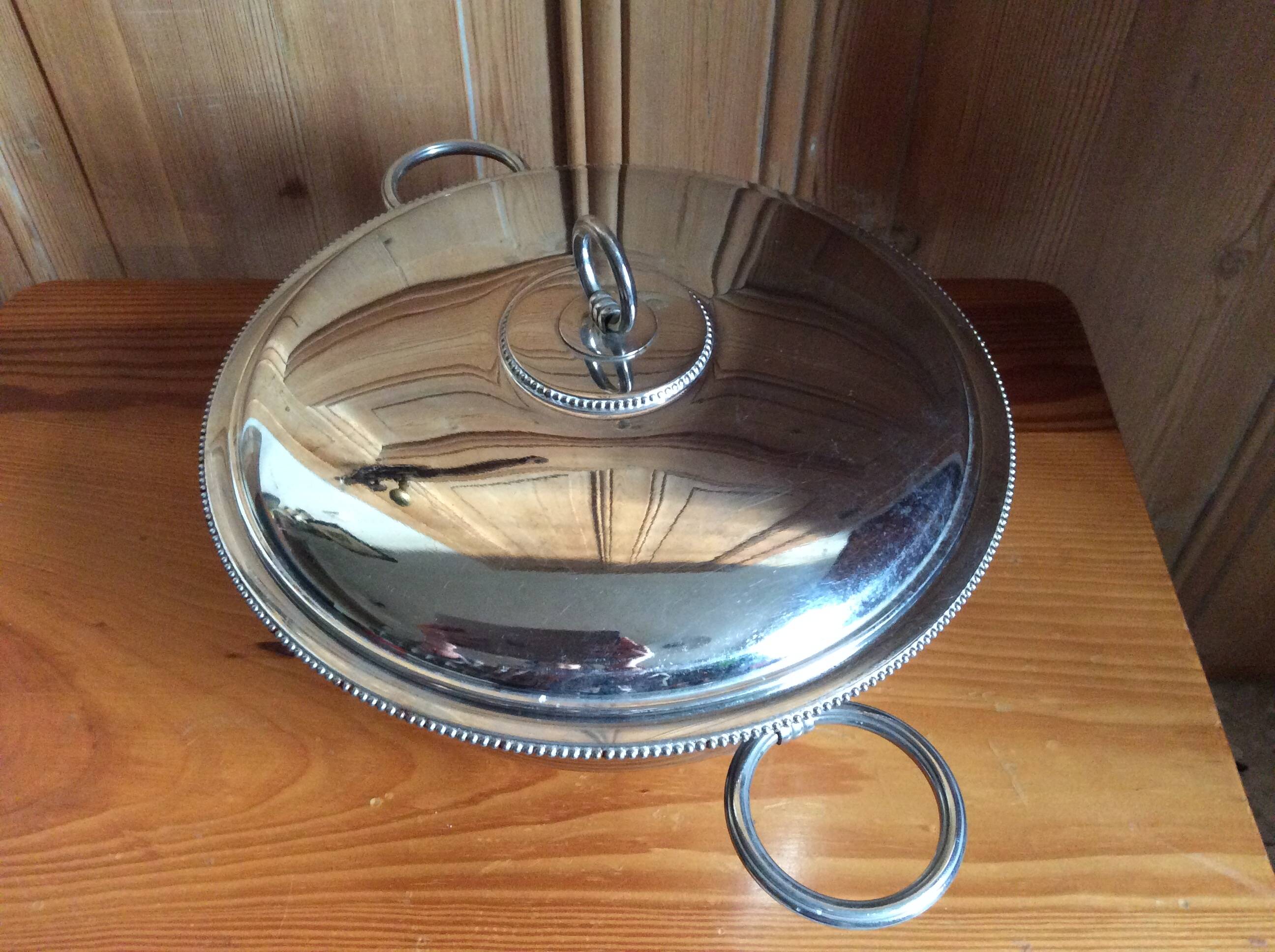 Stainless steel vegetable dish