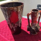 2 vases Vallauris 60s