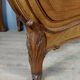 Louis XV bed in blond walnut around 1880-1900