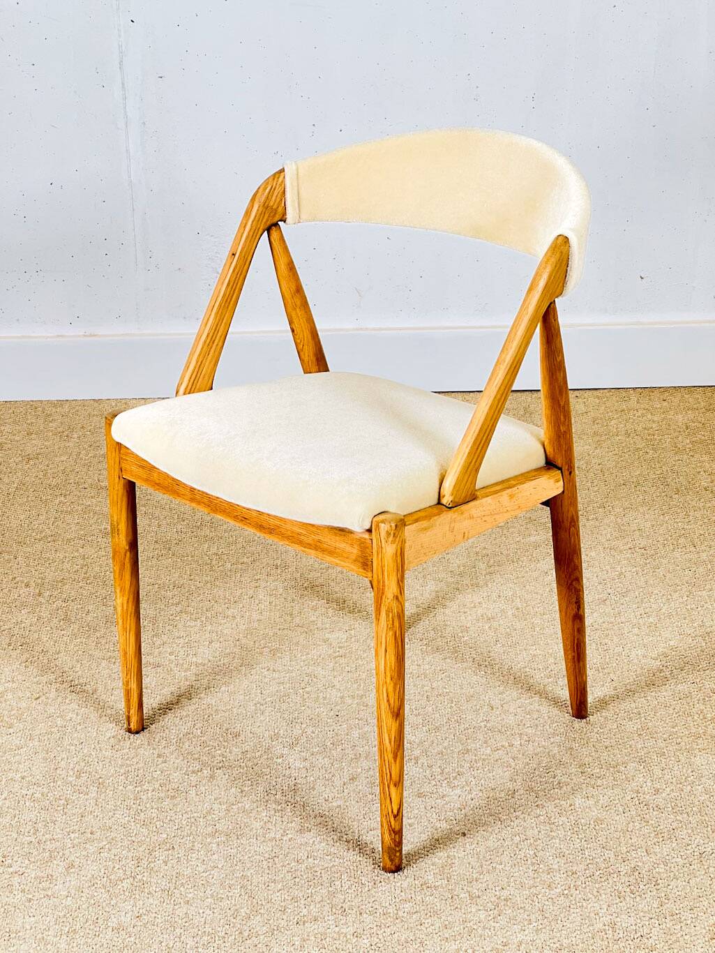 Set of four oak dining chairs by Kai Kristensen (Model 31)