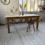 Solid oak farmhouse table 180 cm