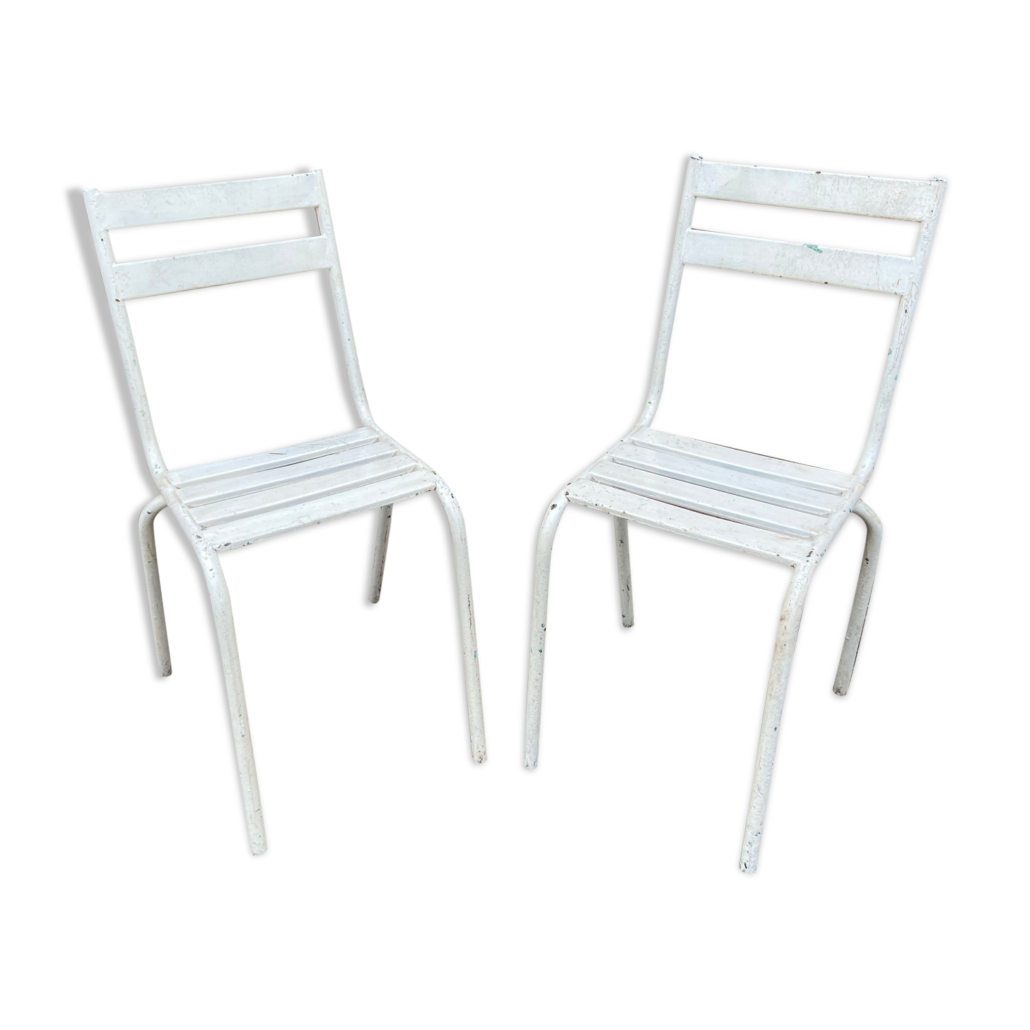 pair of terrace bistro chair 1960 Metal