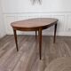 Table en teck ovale vintage