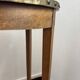 Art deco side table in wood with paint