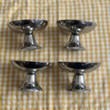 Vintage stainless steel ice cream cups