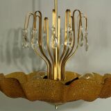 Fountain pendant light from Kamenický Šenov, 1970s