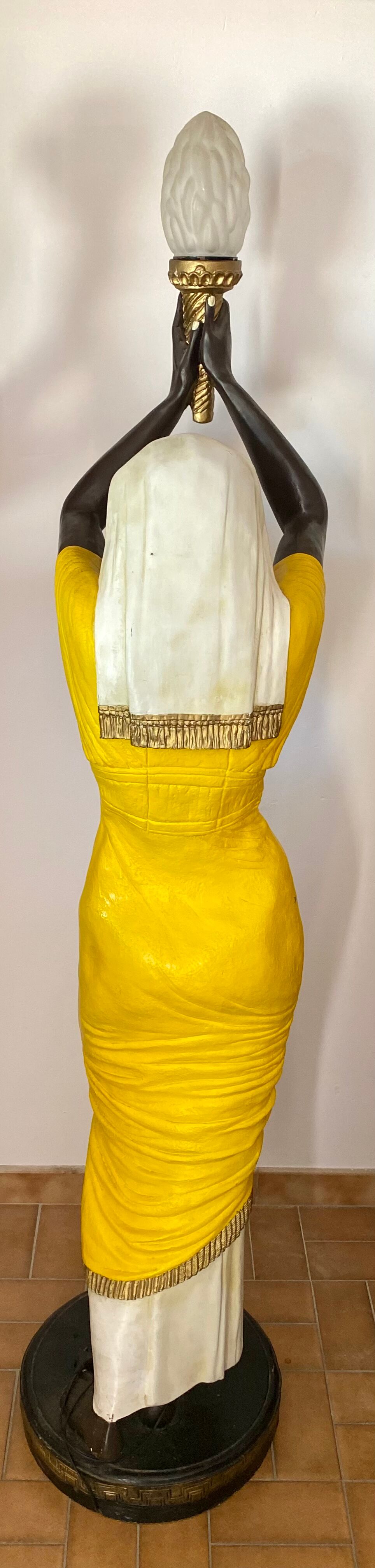 Egyptian statue flashlight