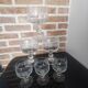 Crystal water glasses of Arques Luminarc model Sarment