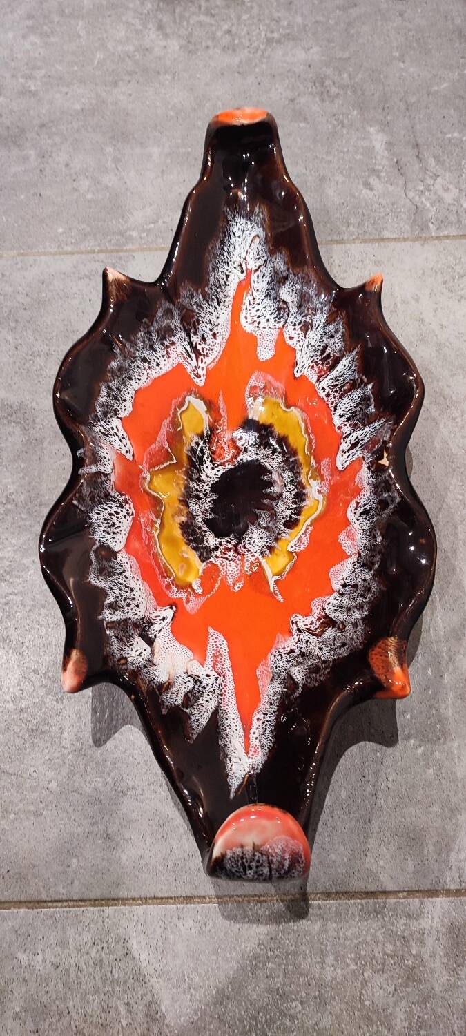 Centre de table céramique flammée Vallauris
