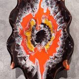 Vallauris flamed ceramic centerpiece