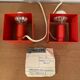 Paire de lampes Minibox à poser orange Philips vintage