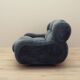 Navy blue velour sofa, Italian design, 1970s, production: Italy