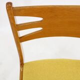 1960s Set of Four Restored Rare Dining Chairs, Czechoslovakia
