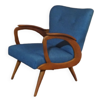 50's teak ear armchair by B. Spuij's for "De Ster" Gelderland Meubelfabriek