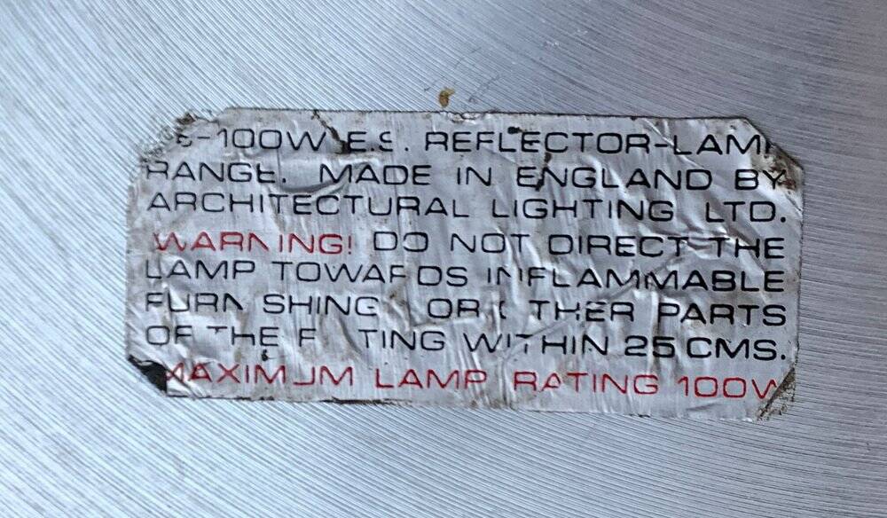 Floor lamp Fa2 mid-century by Peter Nelson for Architectural Lighting Company, England, 1960s