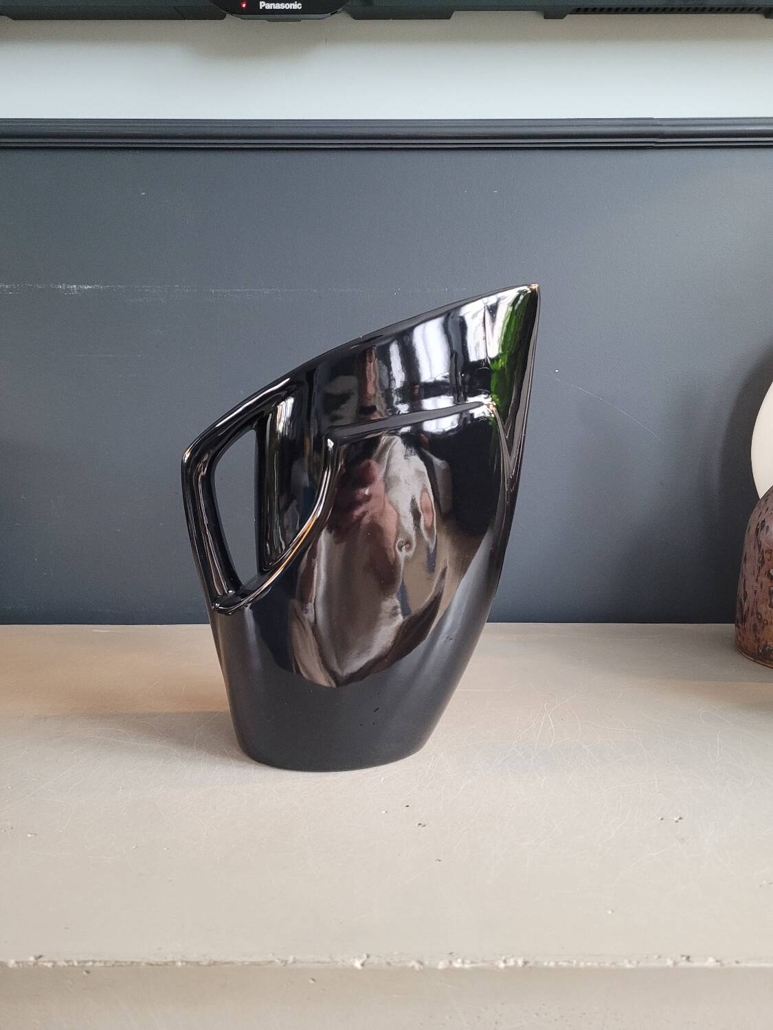 Vintage art-deco line pitcher