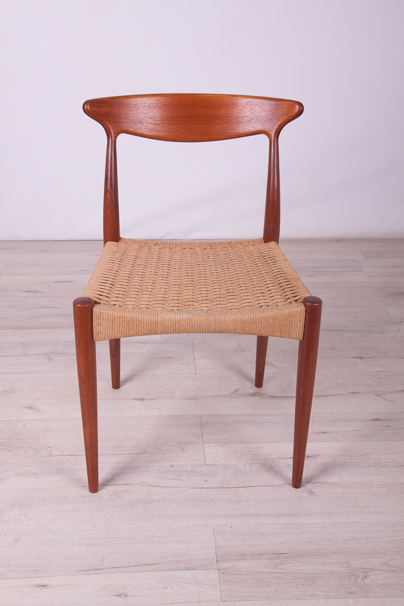 Danish Dining Chairs by Arne Hovmand-Olsen for Mogens Kold, 1960s, Set of 4