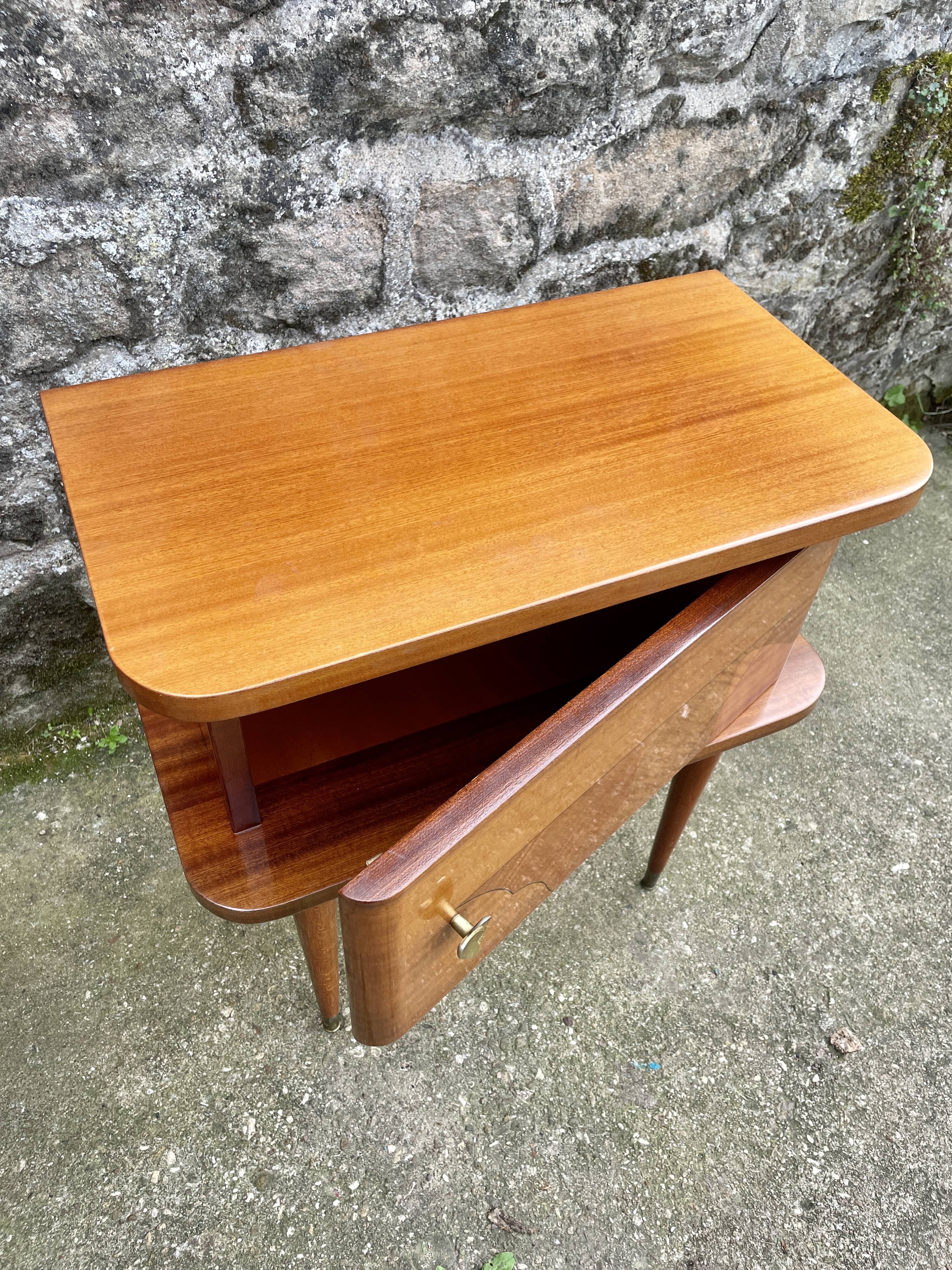 Pair of 1960 bedside tables