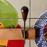 Vintage wall coat rack - 3 hooks