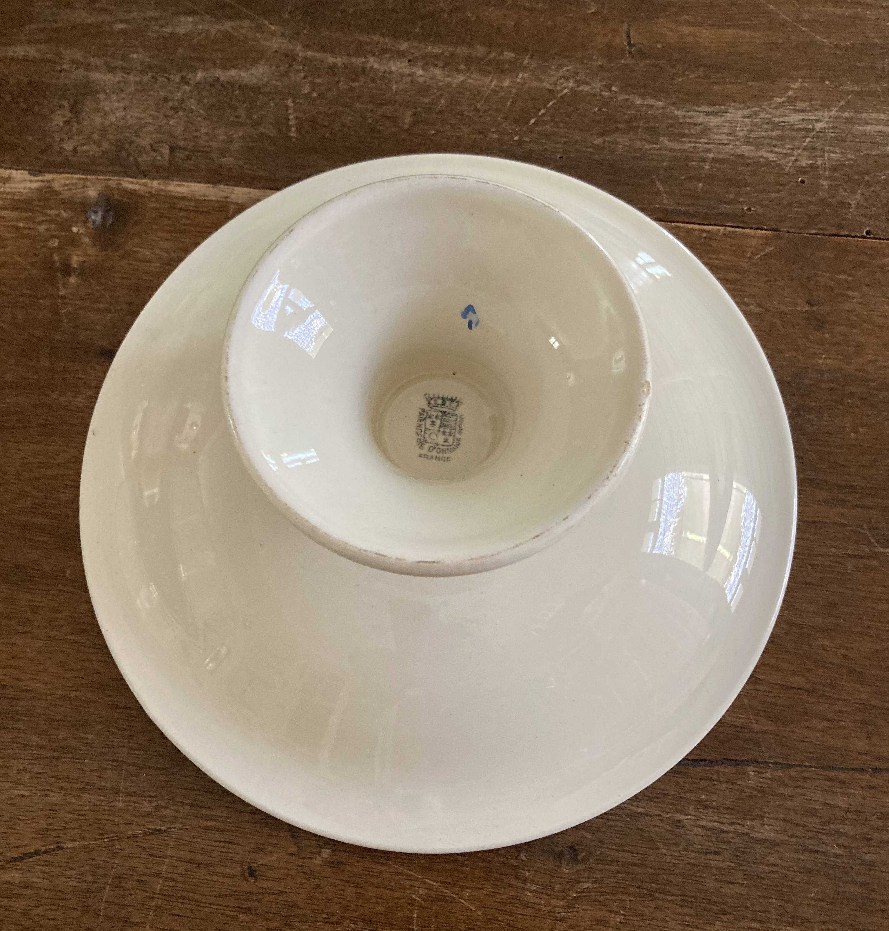 Fruit bowl on pedestal - Art Deco.