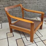 Danish canapé and its 1970s teak armchair