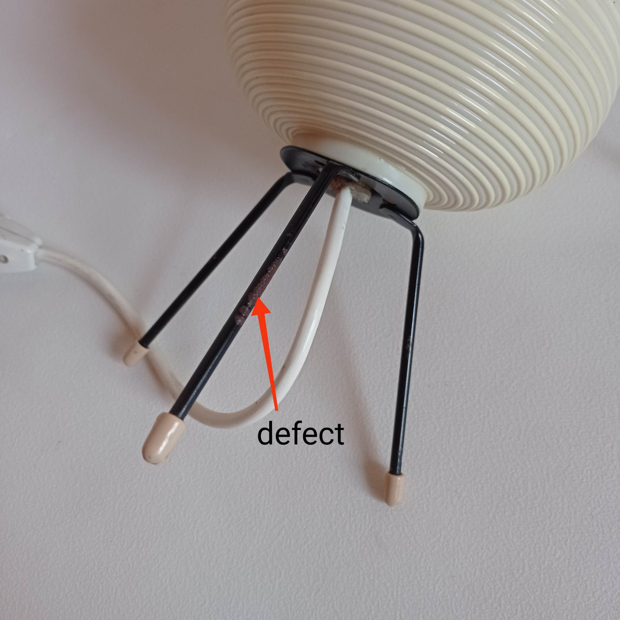 Pair of bedside lamps from the 50s/60s