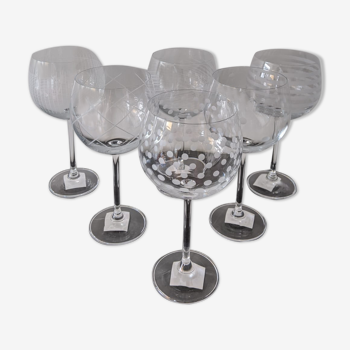 Lot de 6 verres